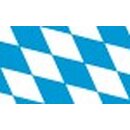 Flagge 30 x 45 cm BAYERN (nur Rauten)